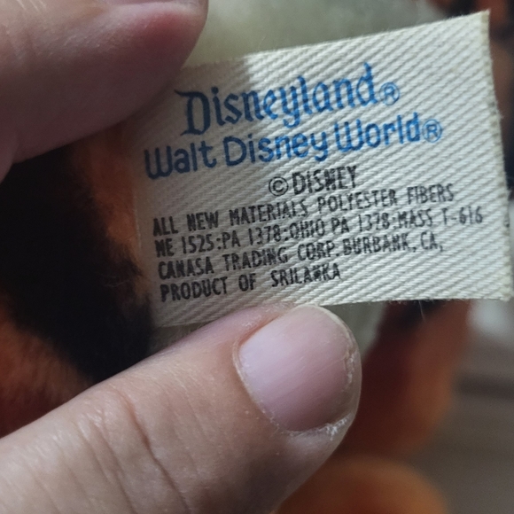 Vintage 14" TIGGER PLUSH Walt Disney Theme Park Winnie the Pooh Disneyland - Picture 8 of 9